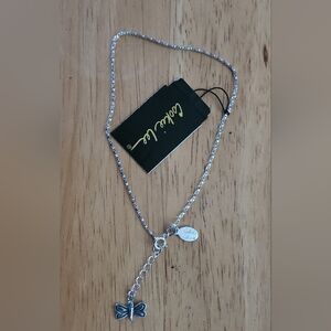 Cookie Lee SS Anklet Dragonfly